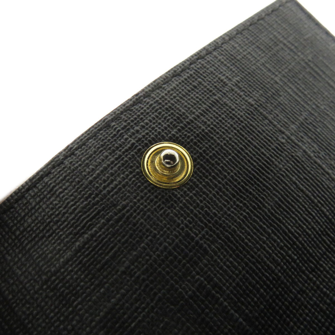 FENDI Bifold Wallet PVC black Zucca
