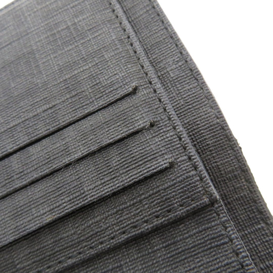 FENDI Bifold Wallet PVC black Zucca