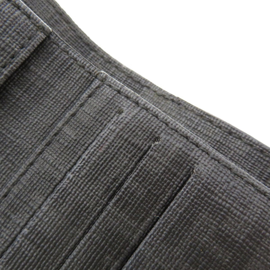FENDI Bifold Wallet PVC black Zucca
