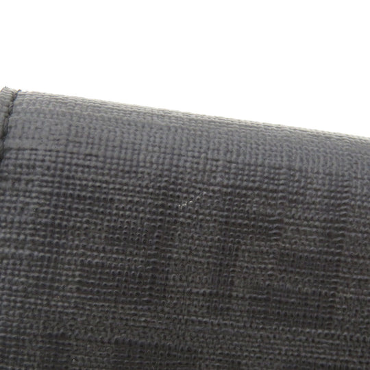 FENDI Bifold Wallet PVC black Zucca