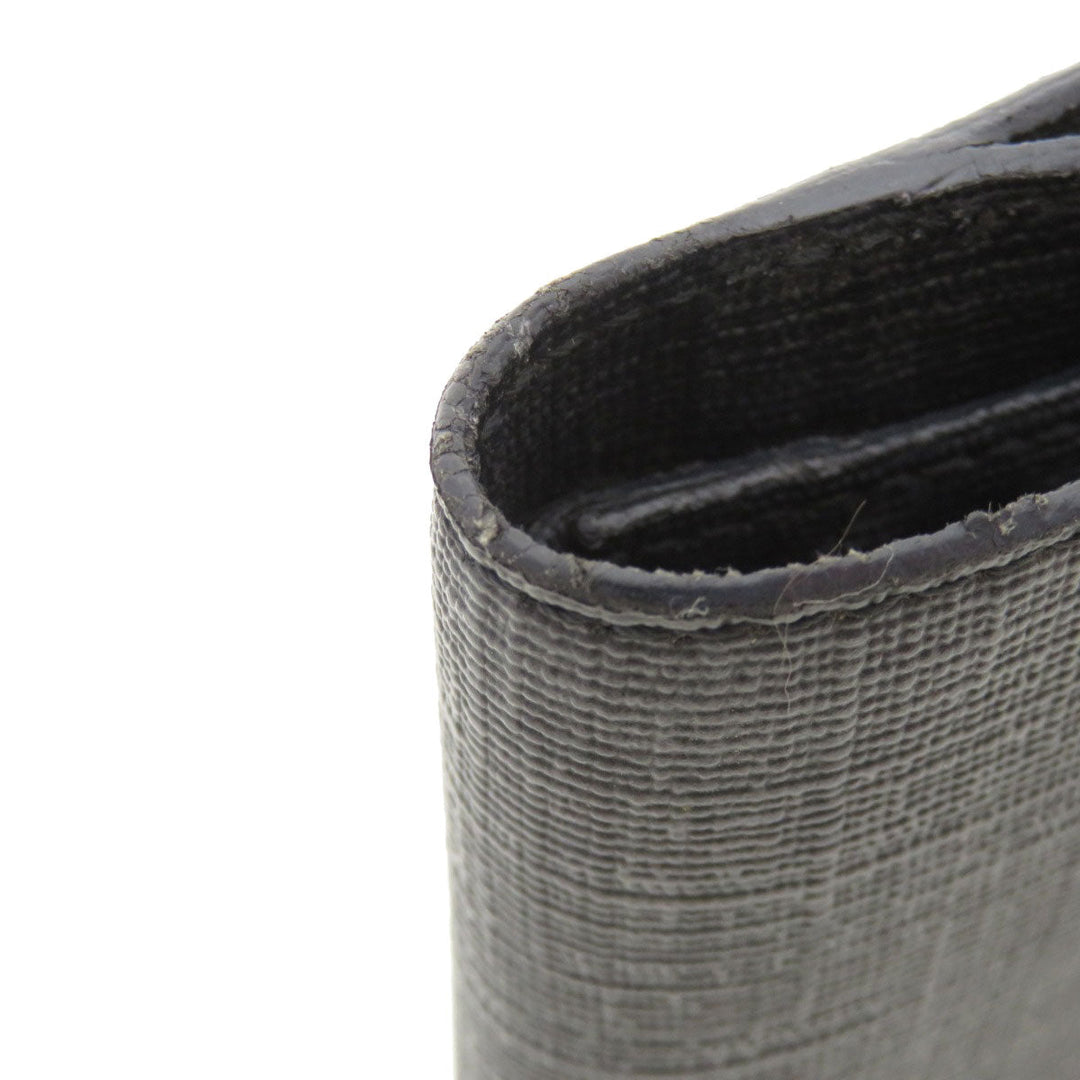 FENDI Bifold Wallet PVC black Zucca