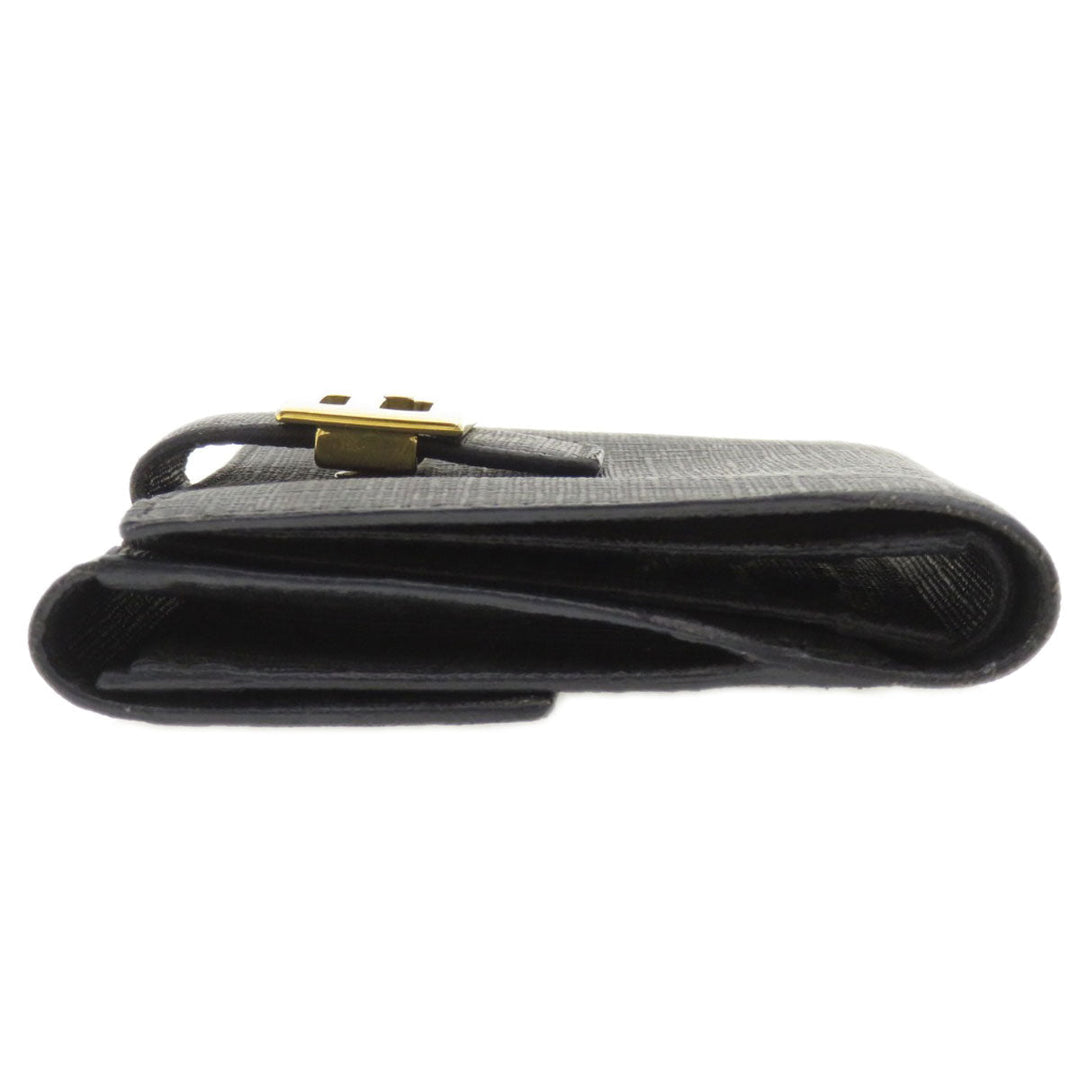 FENDI Bifold Wallet PVC black Zucca