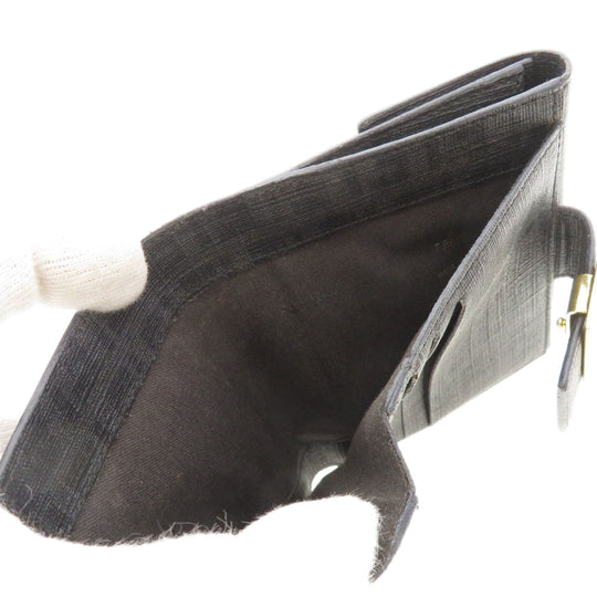 FENDI Bifold Wallet PVC black Zucca