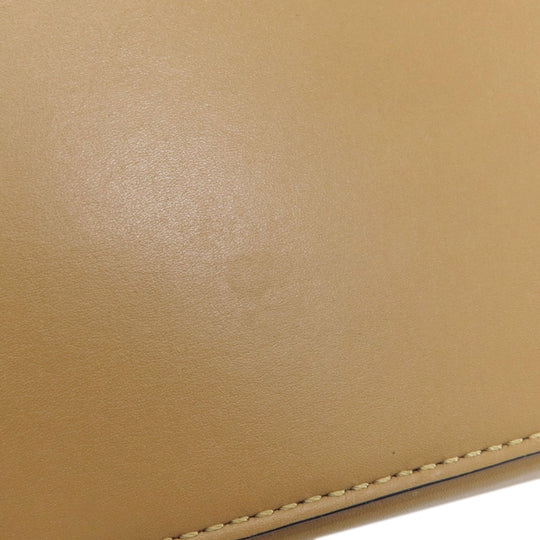 LOEWE Handbag leather Brown Lazo Mini 2WAY Women Used Authentic