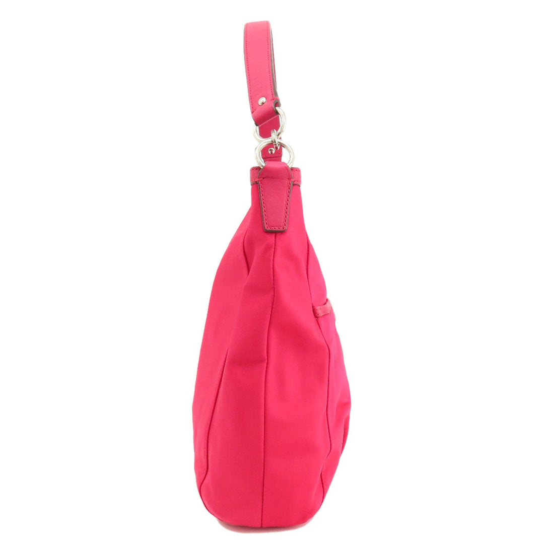 COACH Shoulder Bag F32981 Nylon pink one belt 2WAY