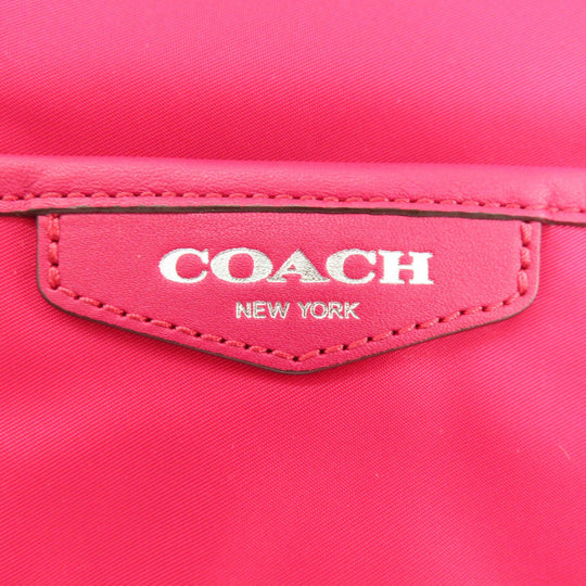 COACH Shoulder Bag F32981 Nylon pink one belt 2WAY