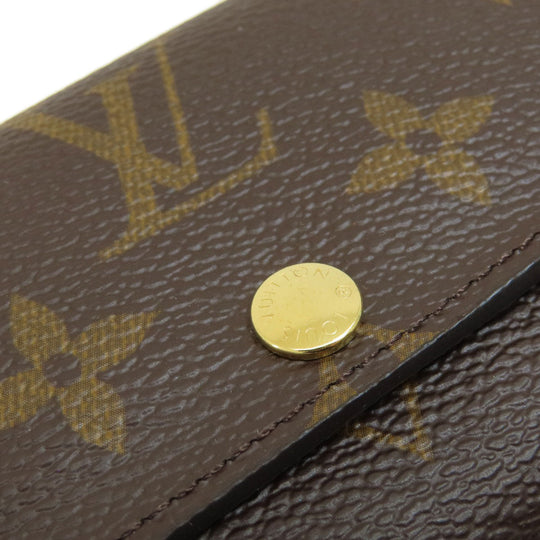 LOUIS VUITTON Key case Key holder  M62630 Monogram canvas Brown Multicles6 Monogram Women Used Authentic