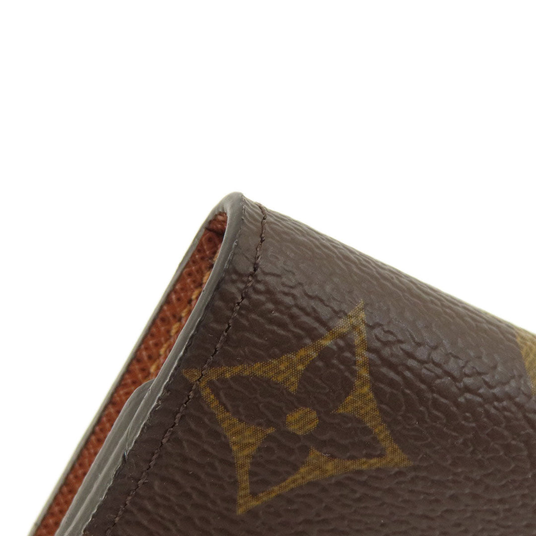 LOUIS VUITTON Key case Key holder  M62630 Monogram canvas Brown Multicles6 Monogram Women Used Authentic