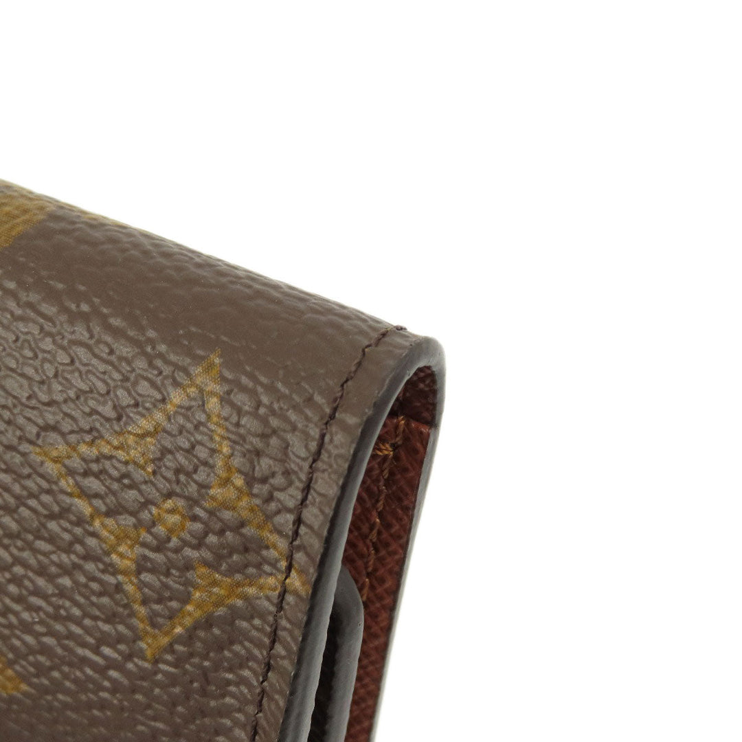 LOUIS VUITTON Key case Key holder  M62630 Monogram canvas Brown Multicles6 Monogram Women Used Authentic