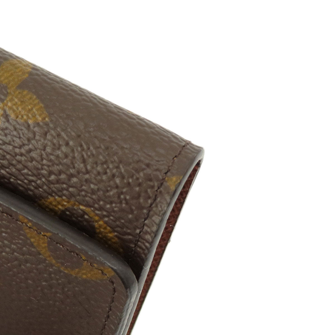 LOUIS VUITTON Key case Key holder  M62630 Monogram canvas Brown Multicles6 Monogram Women Used Authentic
