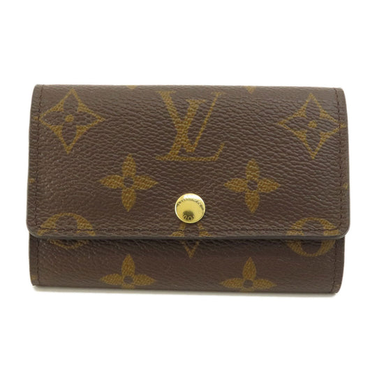 LOUIS VUITTON Key case Key holder  M62630 Monogram canvas Brown Multicles6 Monogram Women Used Authentic