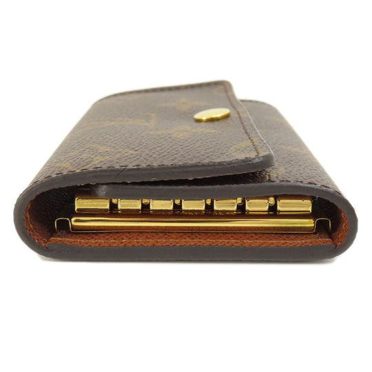 LOUIS VUITTON Key case Key holder  M62630 Monogram canvas Brown Multicles6 Monogram Women Used Authentic