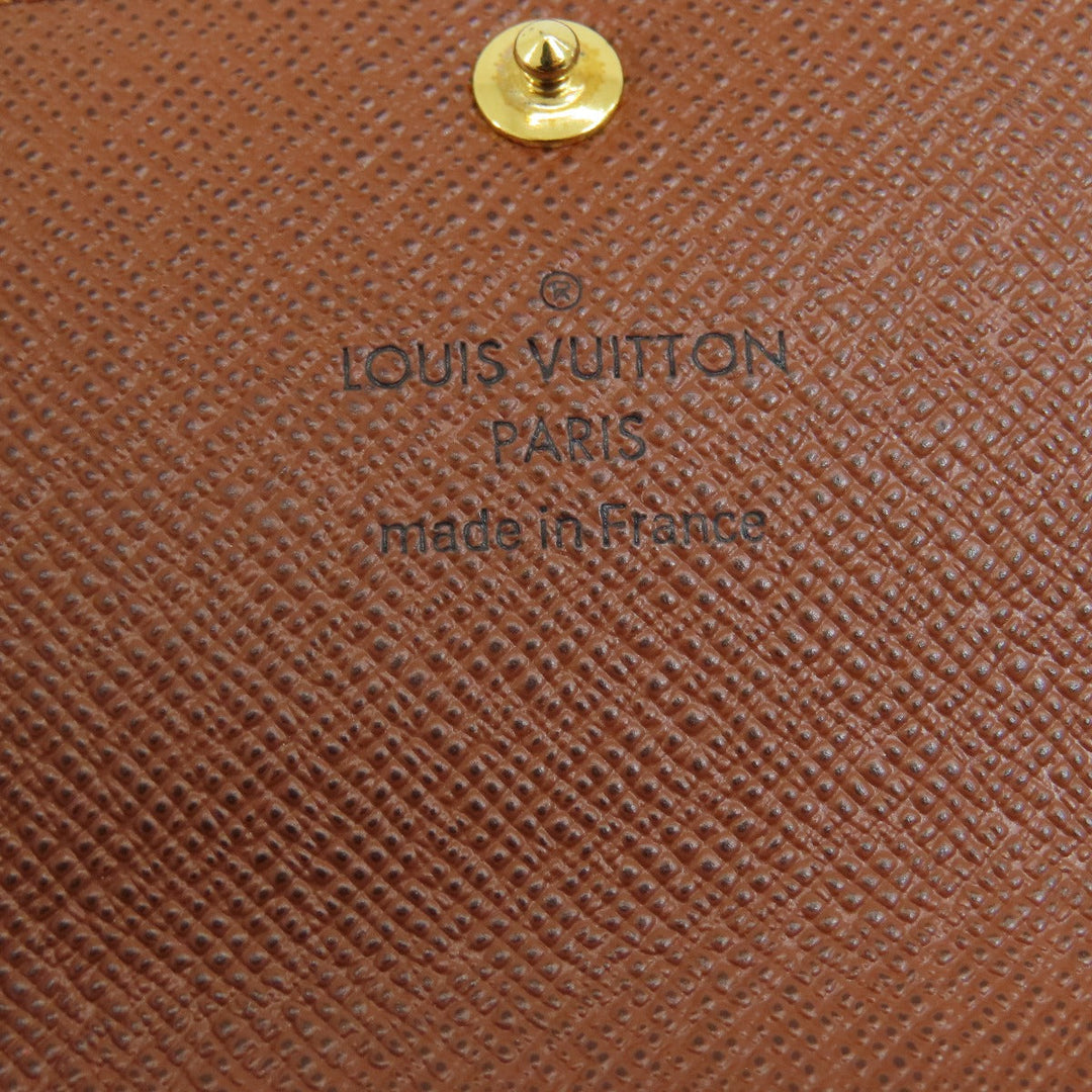 LOUIS VUITTON Key case Key holder  M62630 Monogram canvas Brown Multicles6 Monogram Women Used Authentic