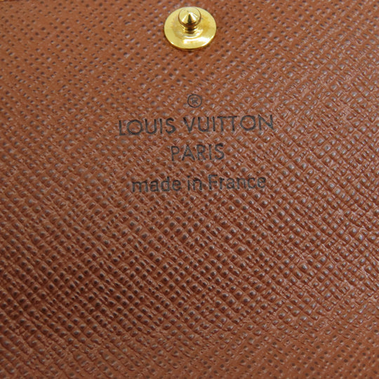 LOUIS VUITTON Key case Key holder  M62630 Monogram canvas Brown Multicles6 Monogram Women Used Authentic