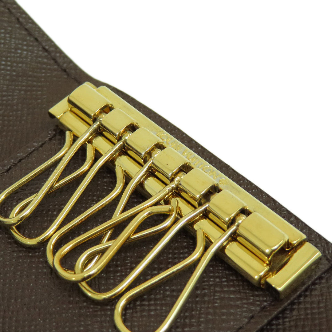 LOUIS VUITTON Key case Key holder  N62630 Damier canvas Brown Multicles6 Damier Ebene Women Used Authentic