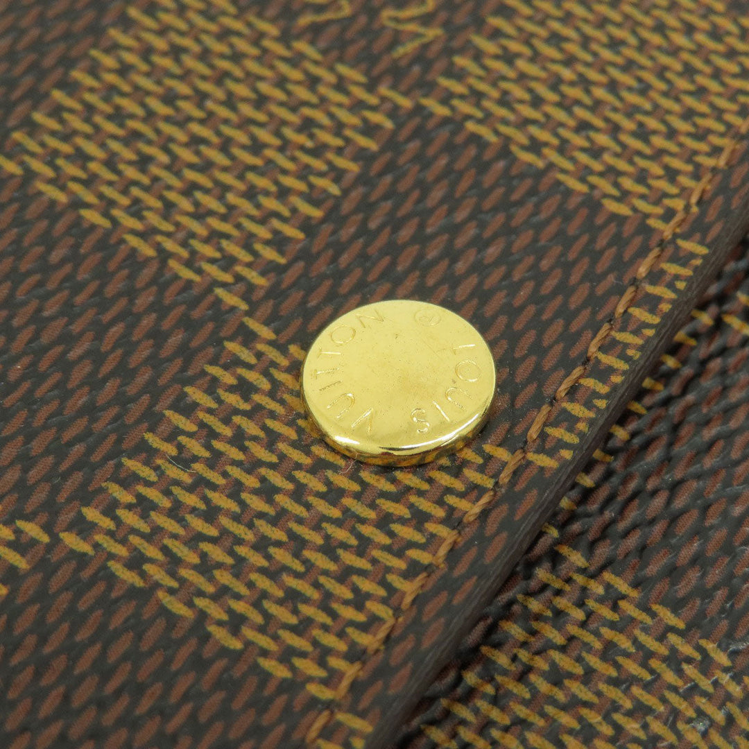 LOUIS VUITTON Key case Key holder  N62630 Damier canvas Brown Multicles6 Damier Ebene Women Used Authentic