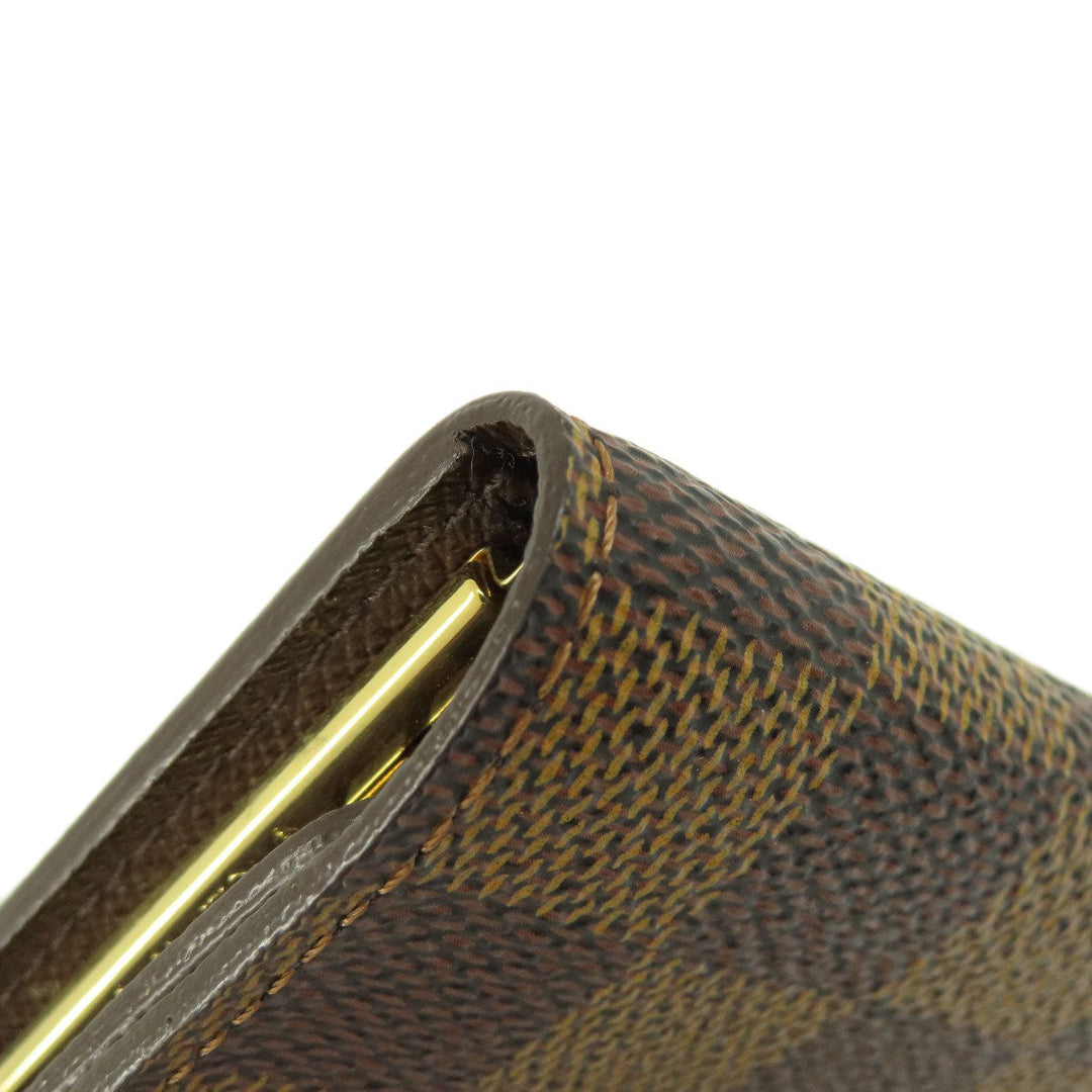 LOUIS VUITTON Key case Key holder  N62630 Damier canvas Brown Multicles6 Damier Ebene Women Used Authentic