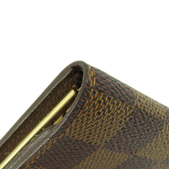 LOUIS VUITTON Key case Key holder  N62630 Damier canvas Brown Multicles6 Damier Ebene Women Used Authentic