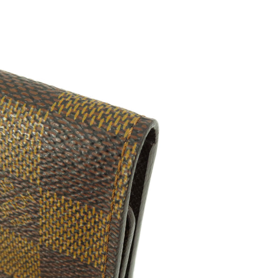 LOUIS VUITTON Key case Key holder  N62630 Damier canvas Brown Multicles6 Damier Ebene Women Used Authentic