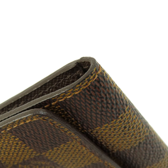 LOUIS VUITTON Key case Key holder  N62630 Damier canvas Brown Multicles6 Damier Ebene Women Used Authentic