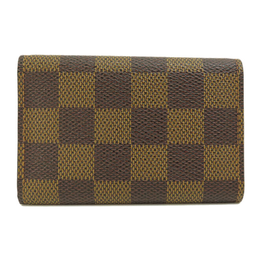 LOUIS VUITTON Key case Key holder  N62630 Damier canvas Brown Multicles6 Damier Ebene Women Used Authentic