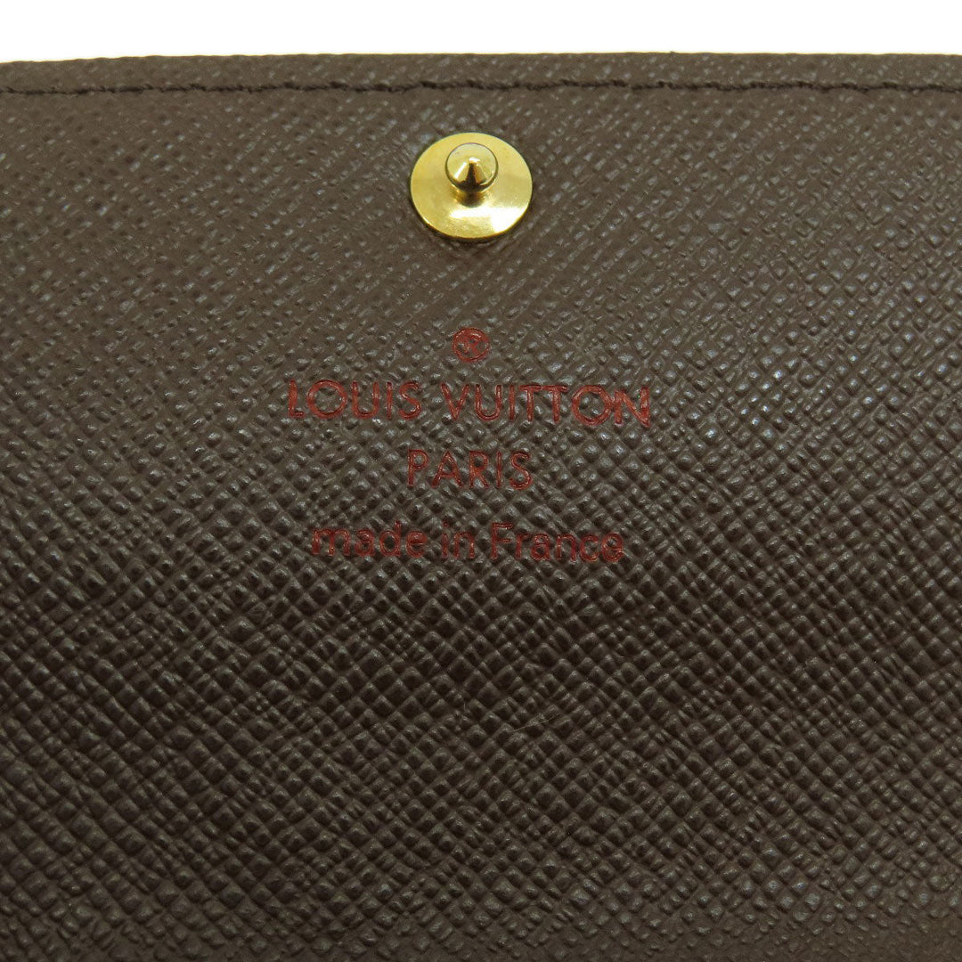 LOUIS VUITTON Key case Key holder  N62630 Damier canvas Brown Multicles6 Damier Ebene Women Used Authentic