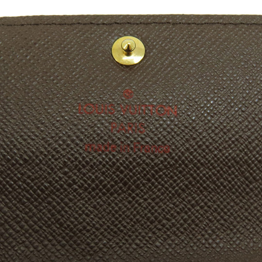 LOUIS VUITTON Key case Key holder  N62630 Damier canvas Brown Multicles6 Damier Ebene Women Used Authentic