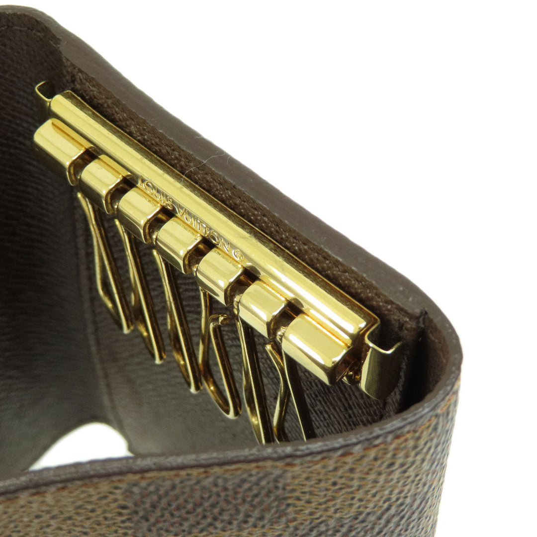 LOUIS VUITTON Key case Key holder  N62630 Damier canvas Brown Multicles6 Damier Ebene Women Used Authentic