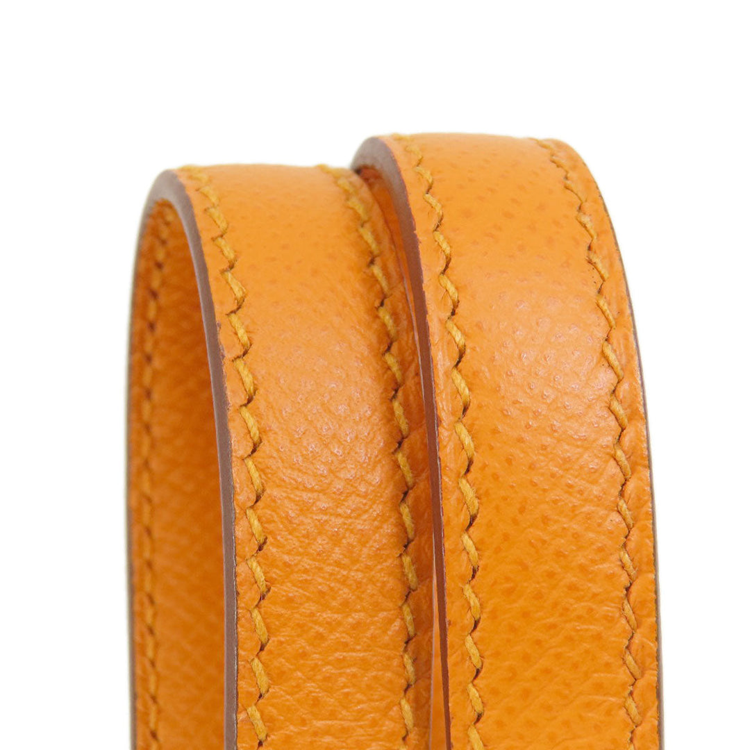HERMES Handbag Epsom Orange Bolide 27 Apricot SilverMetal