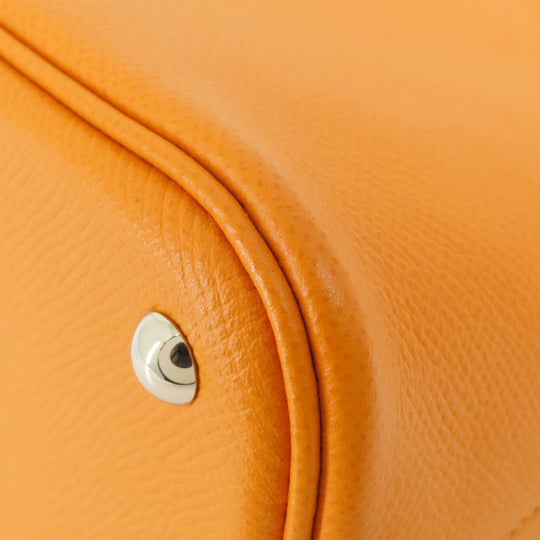 HERMES Handbag Epsom Orange Bolide 27 Apricot SilverMetal