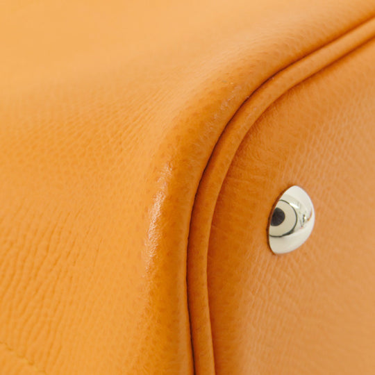 HERMES Handbag Epsom Orange Bolide 27 Apricot SilverMetal