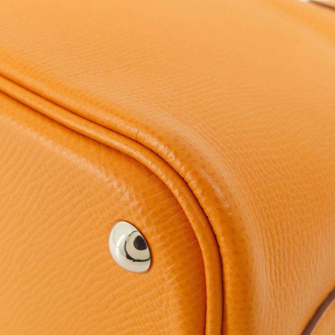 HERMES Handbag Epsom Orange Bolide 27 Apricot SilverMetal