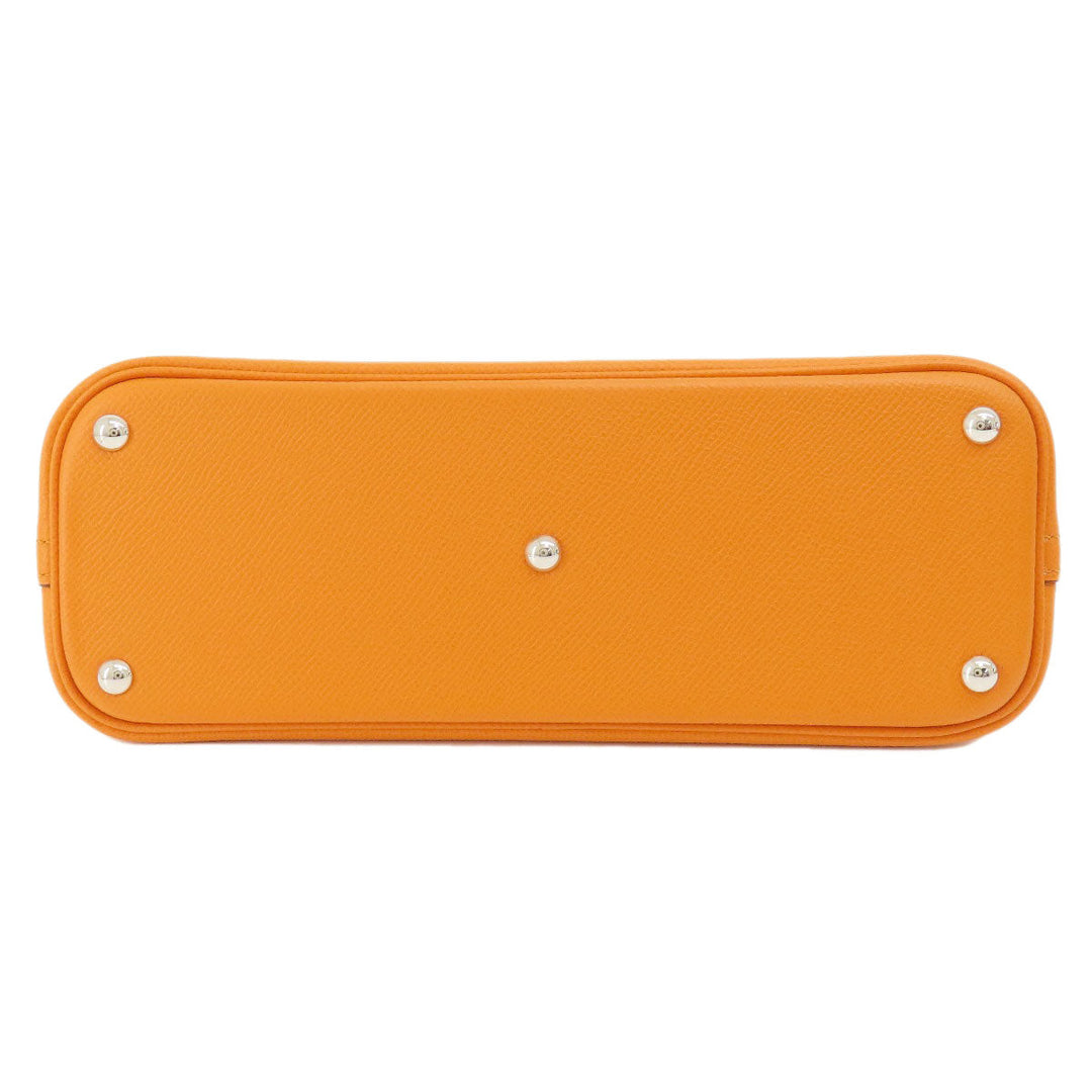 HERMES Handbag Epsom Orange Bolide 27 Apricot SilverMetal