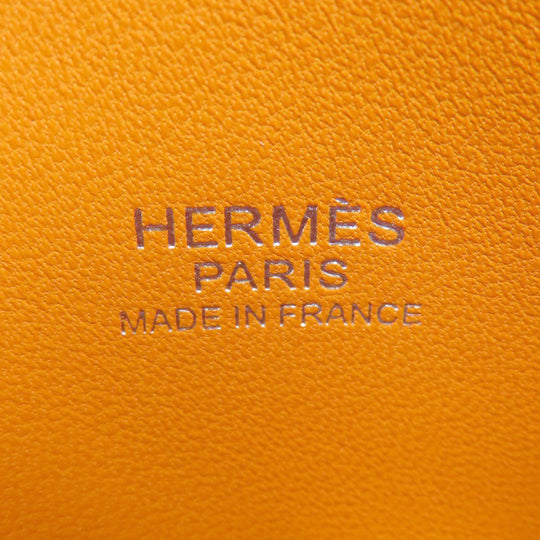 HERMES Handbag Epsom Orange Bolide 27 Apricot SilverMetal