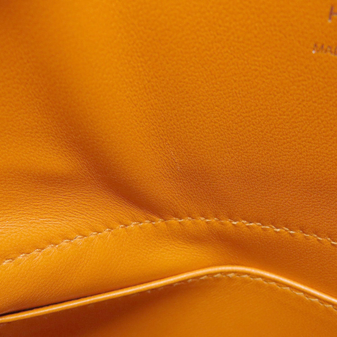 HERMES Handbag Epsom Orange Bolide 27 Apricot SilverMetal