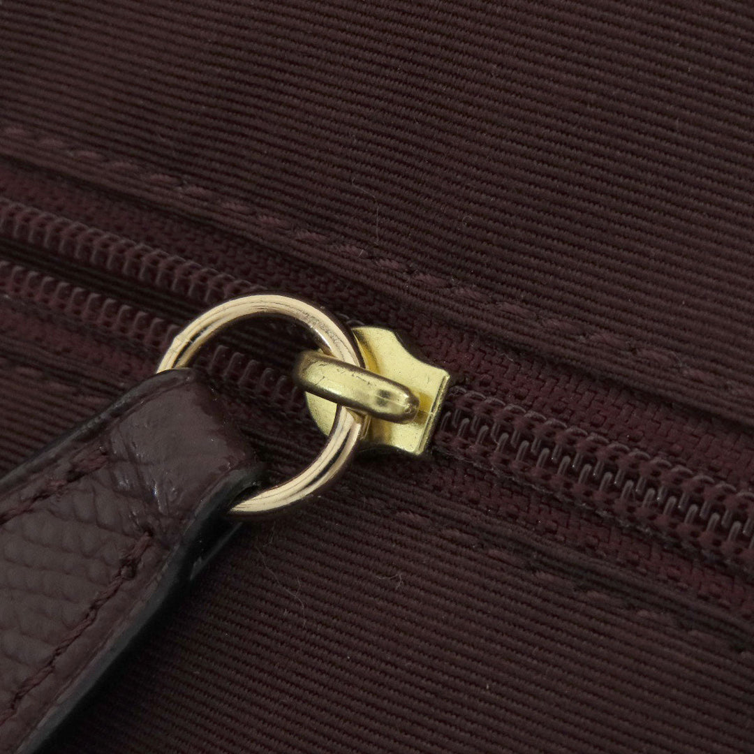 COACH Handbag F35216 leather wine-red 2WAY