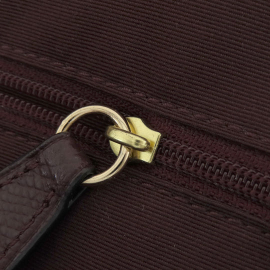 COACH Handbag F35216 leather wine-red 2WAY