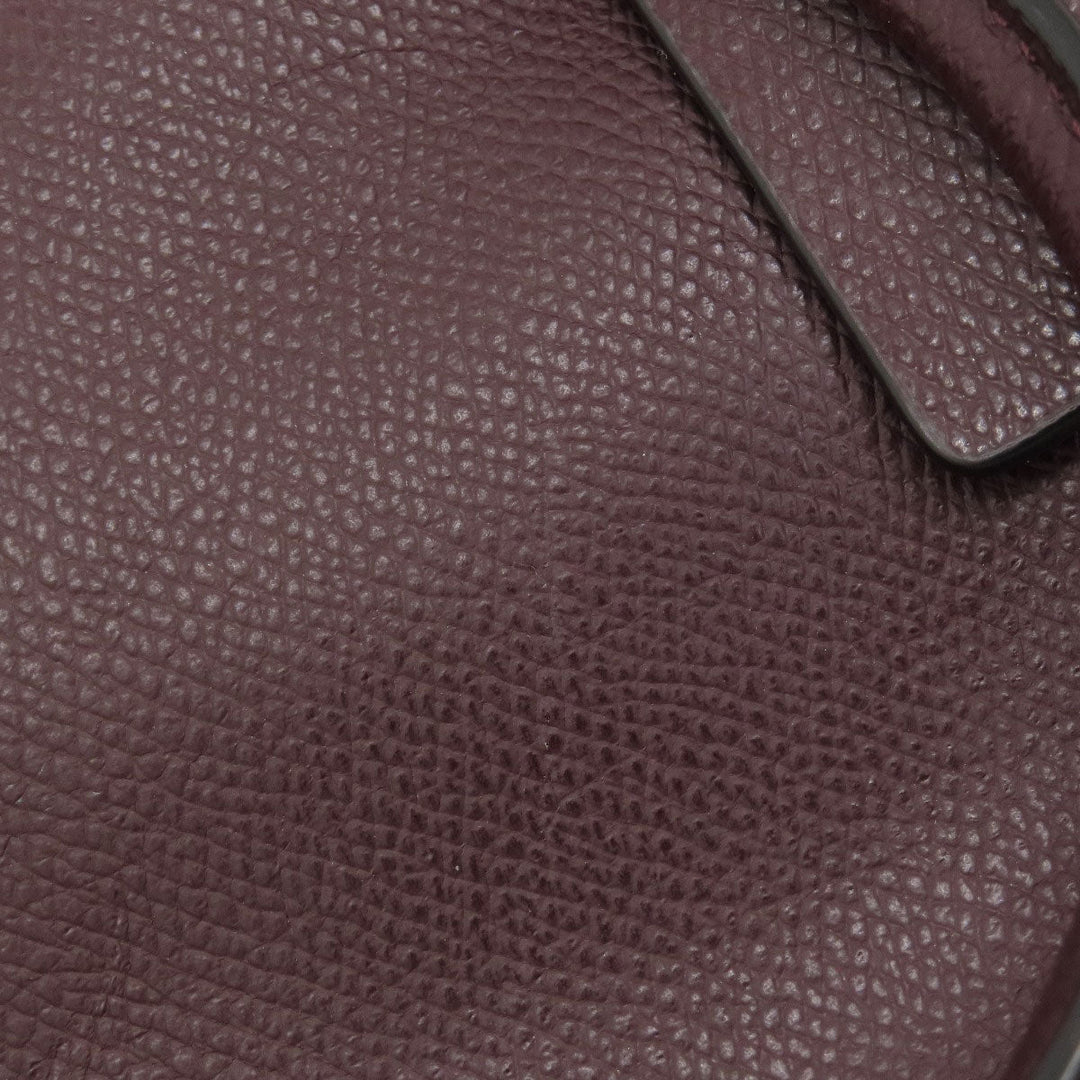 COACH Handbag F35216 leather wine-red 2WAY