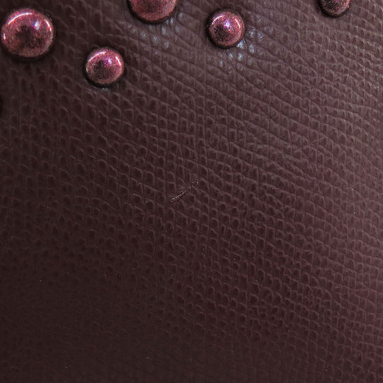 COACH Handbag F35216 leather wine-red 2WAY