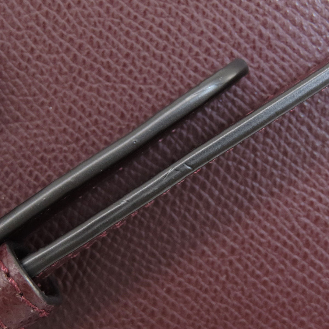 COACH Handbag F35216 leather wine-red 2WAY