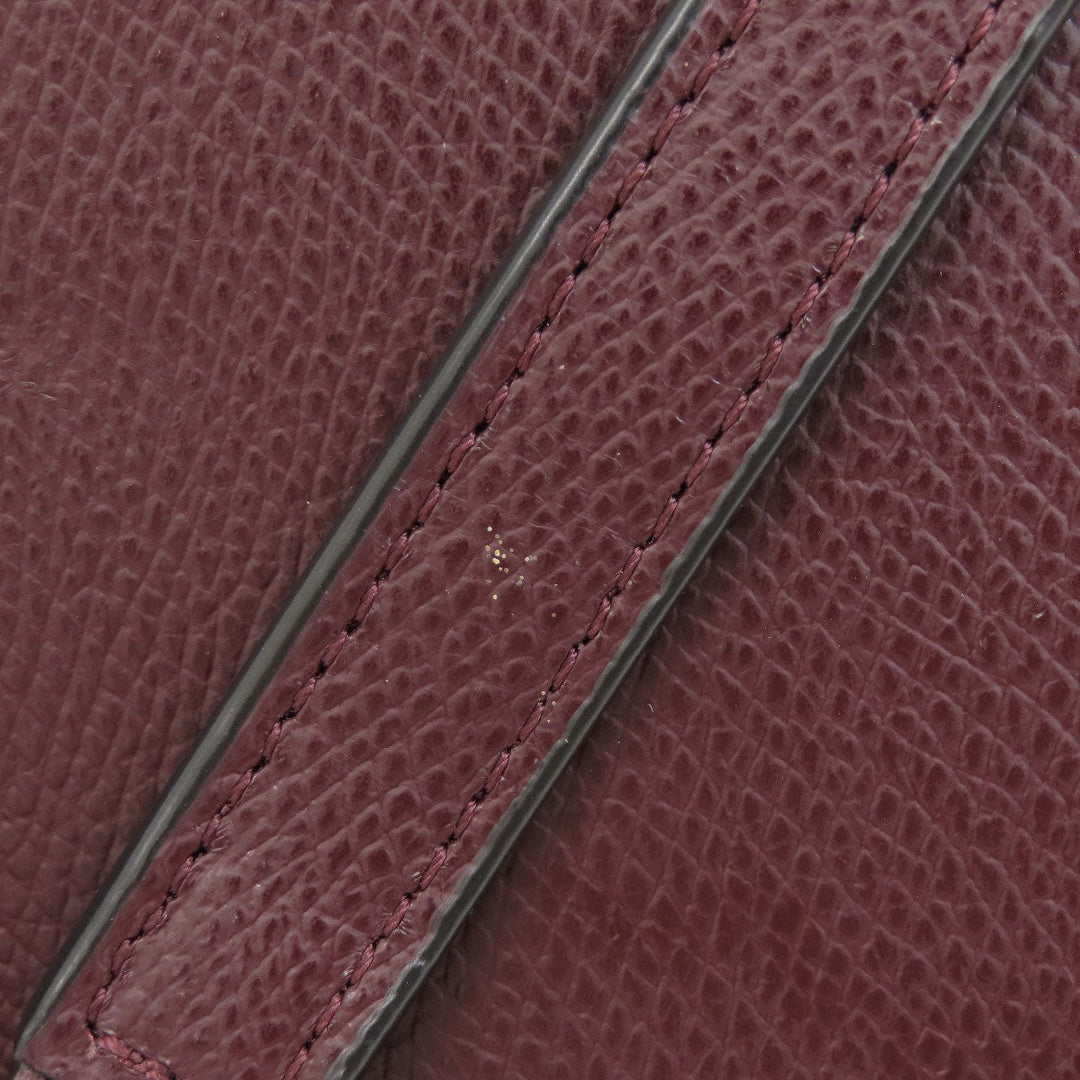 COACH Handbag F35216 leather wine-red 2WAY