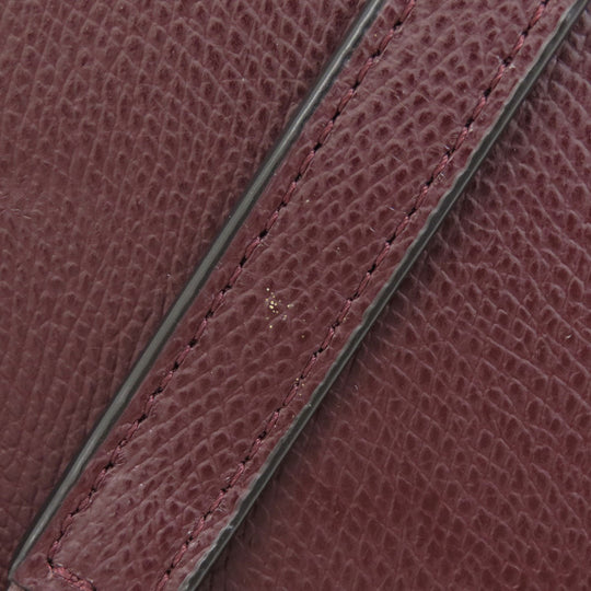 COACH Handbag F35216 leather wine-red 2WAY