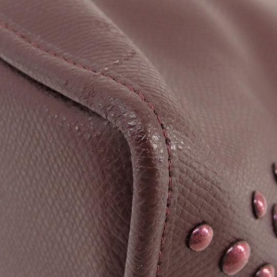 COACH Handbag F35216 leather wine-red 2WAY