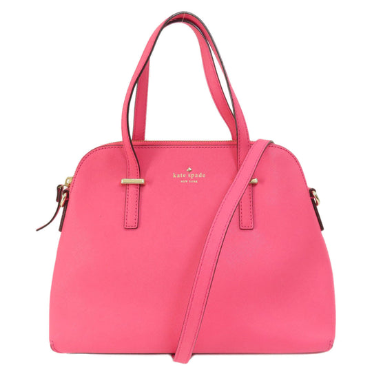 Kate Spade Handbag PVC pink logo 2WAY Women Used Authentic