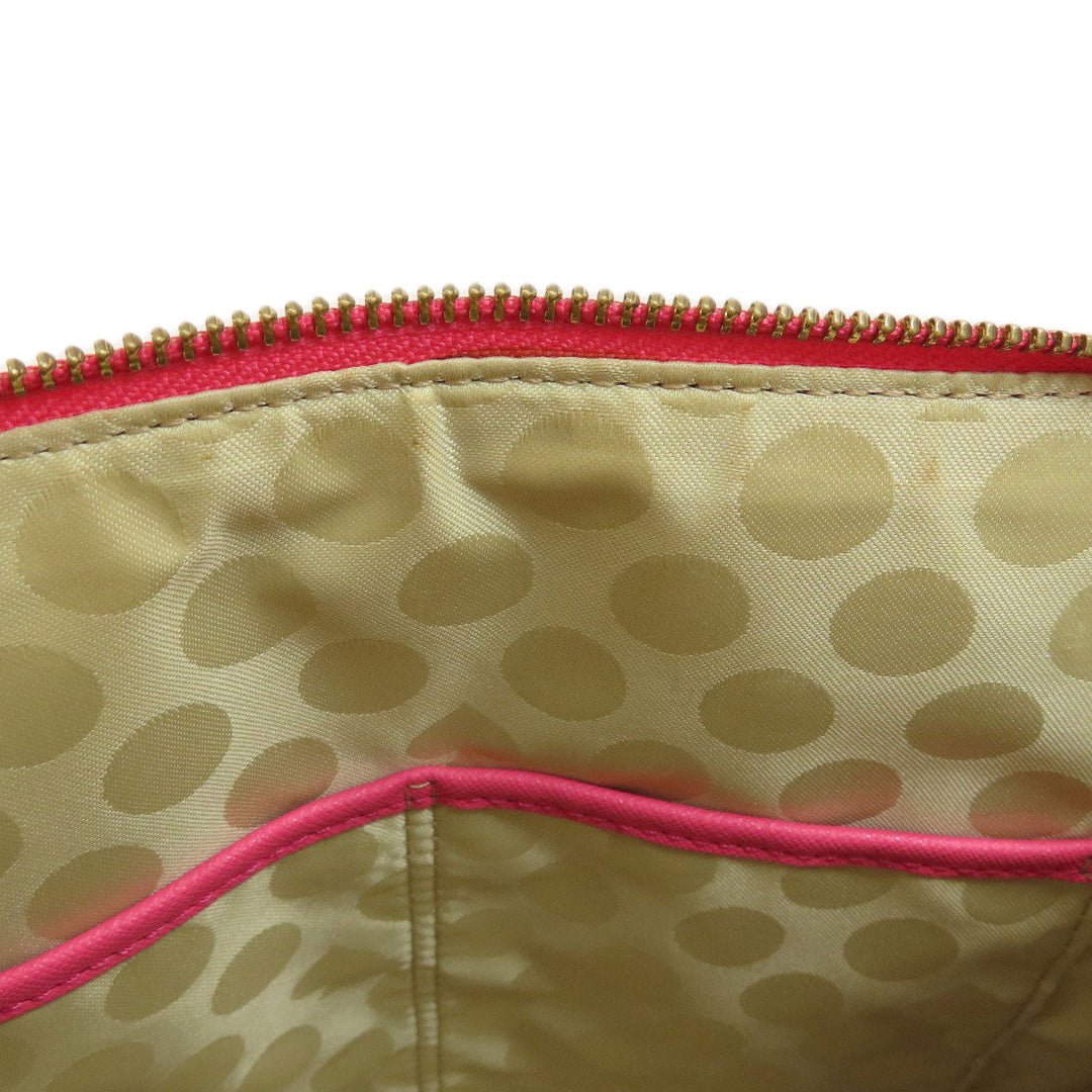 Kate Spade Handbag PVC pink logo 2WAY Women Used Authentic