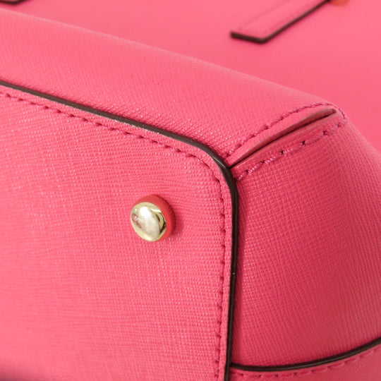 Kate Spade Handbag PVC pink logo 2WAY Women Used Authentic