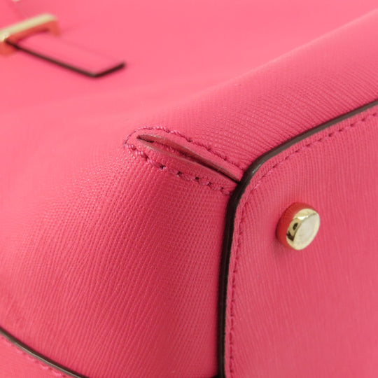 Kate Spade Handbag PVC pink logo 2WAY Women Used Authentic