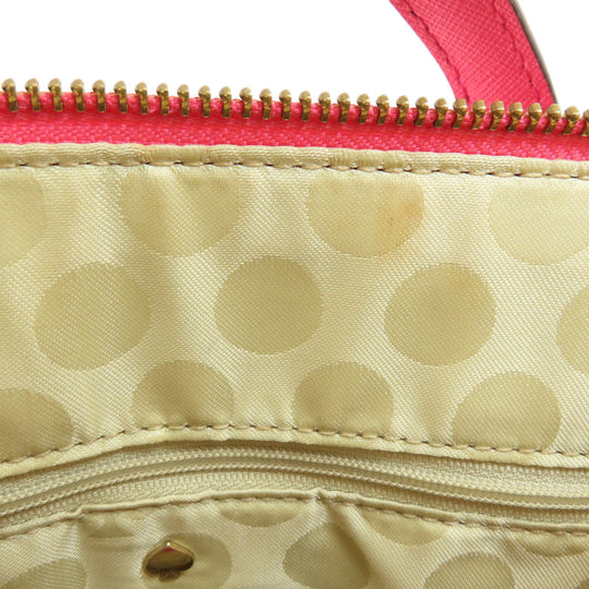 Kate Spade Handbag PVC pink logo 2WAY Women Used Authentic