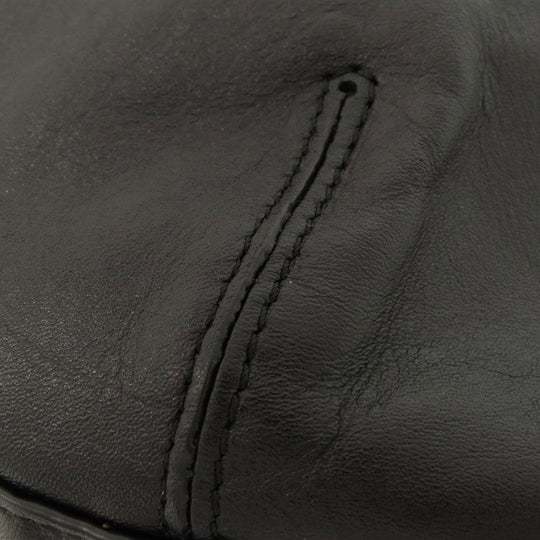 COACH Shoulder Bag 34998 leather black one belt studs 2WAY