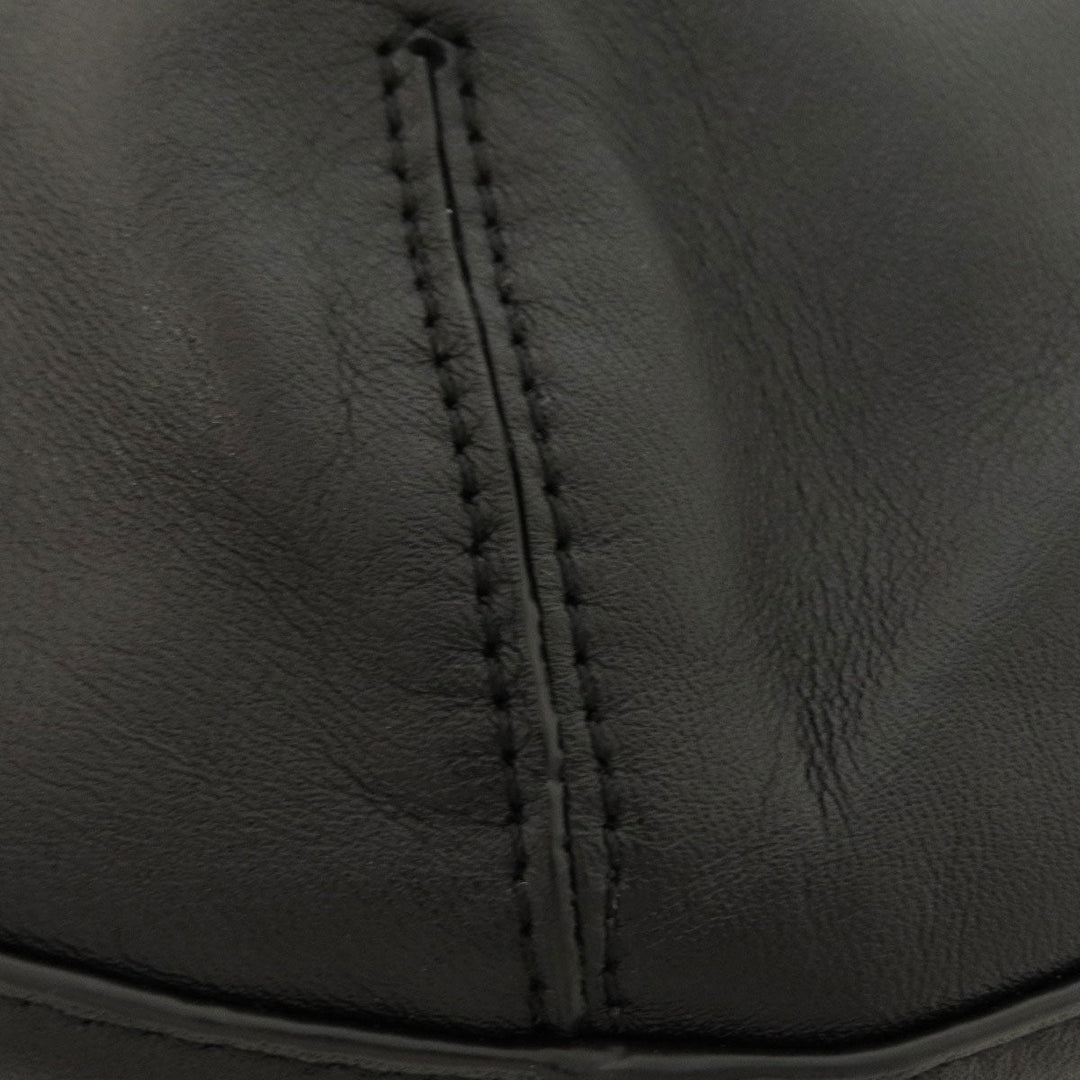 COACH Shoulder Bag 34998 leather black one belt studs 2WAY